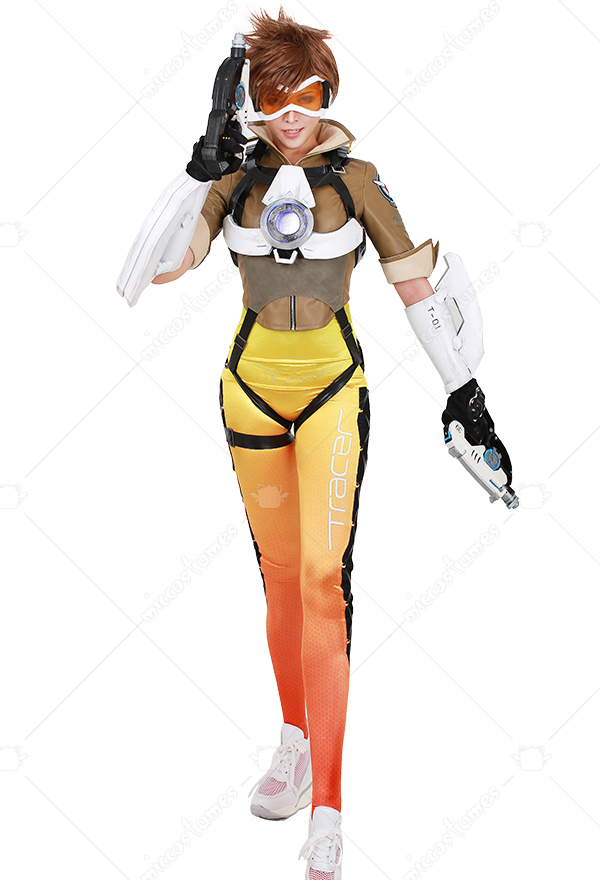 Overwatch Tracer Lena Oxton Cosplay Costume